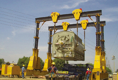 Lifting & Installation of Large Electric Generator<br /><br /><br /><br /><br /><br />
