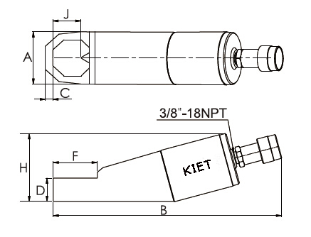 Nut Splitter Drawing