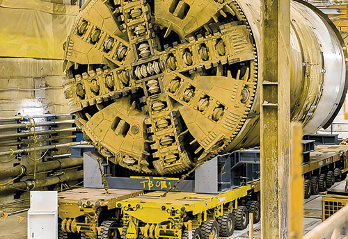 Shield-machine-transportation